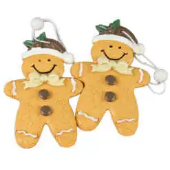 Set 2 ornamente de brad din rasina