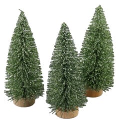 Set 3 brazi sarma cu suport lemn 10 CM