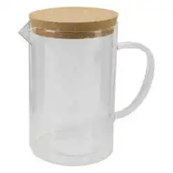 Cana din sticla cu capac pluta 1400 ml