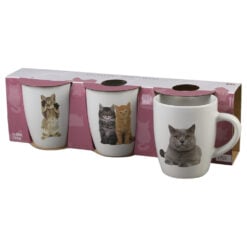 Set 3 cani din ceramica 220 ml