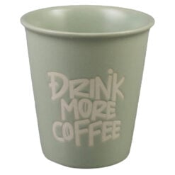 Pahar din ceramic 200 ml "Drink more Coffee"