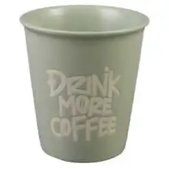 Pahar din ceramic 200 ml "Drink more Coffee"