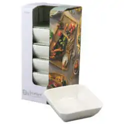 Set 6 boluri din portelan 8.5x8.5 CM