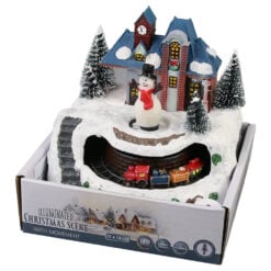 Sceneta moblia de Craciun 13x12 CM