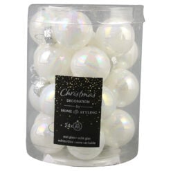 Set 24 globuri pentru brad