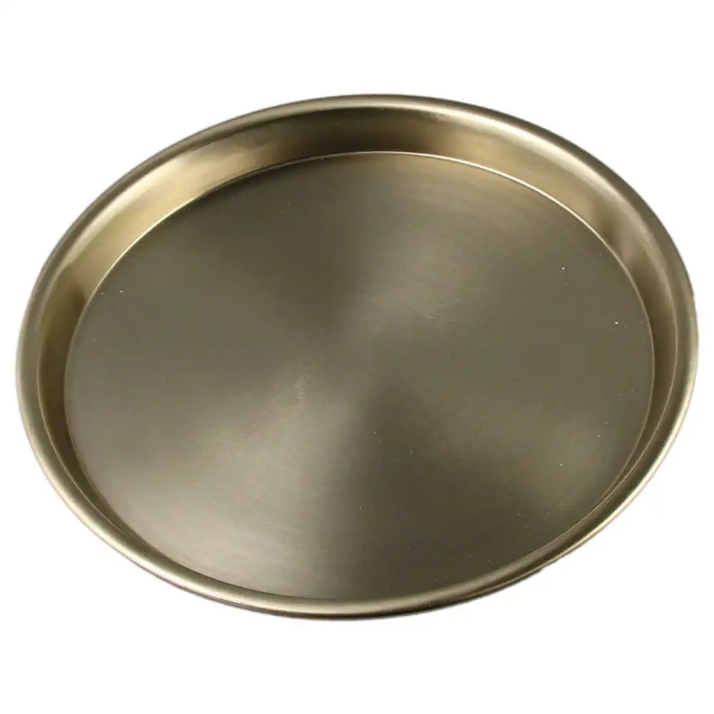 Platou din metal auriu 28 CM