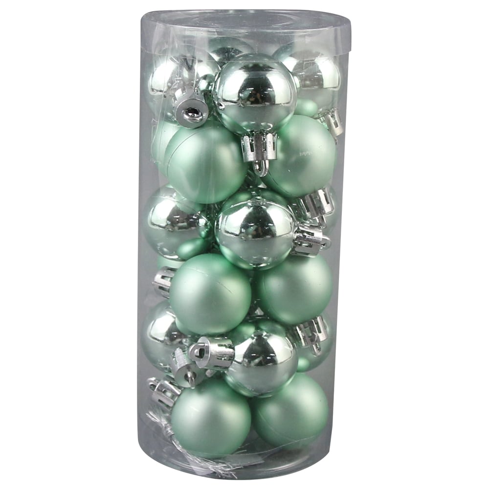 Set 24 globuri din plastic 3 CM Set 24 globuri din plastic 3 CM