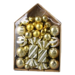 Set 58 globuri pentru brad