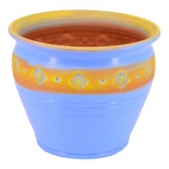 Ghiveci din lut. natural sau vopsit cu diferite ornamente - Mare - Diferite modele