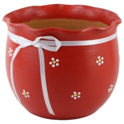 Ghiveci din ceramica Sac cu fundita 19x15 CM