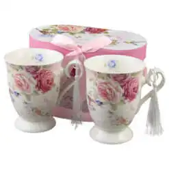 Set 2 cani din ceramica