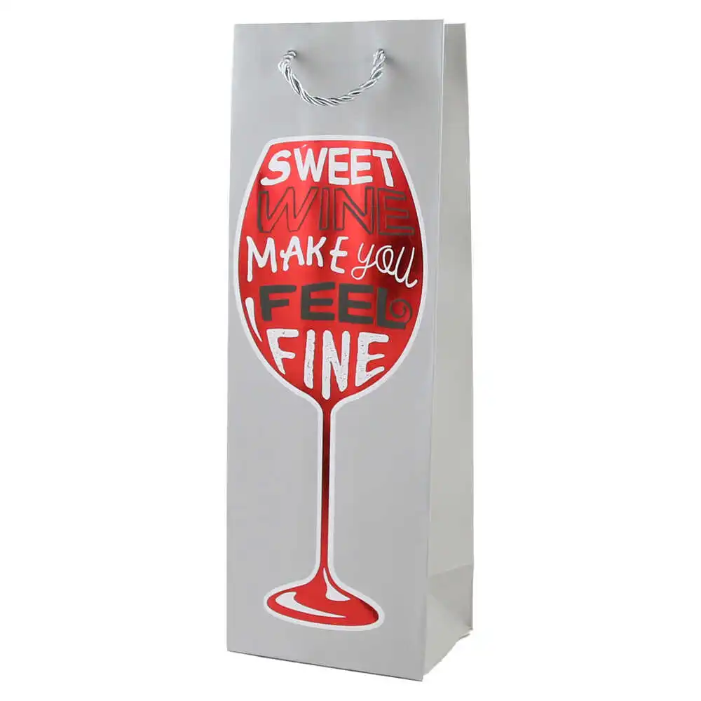 Punga cadou pentru bauturi 12x35 CM