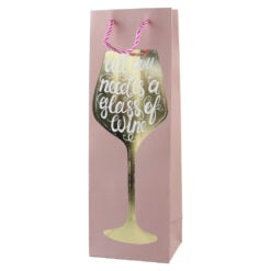 Punga cadou pentru bauturi 12x35 CM