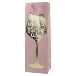 Punga cadou pentru bauturi 12x35 CM