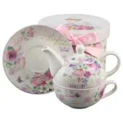 Set ceainic cu ceasca si farfurioara