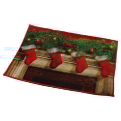 Covoras intrare de Craciun 58x38 CM