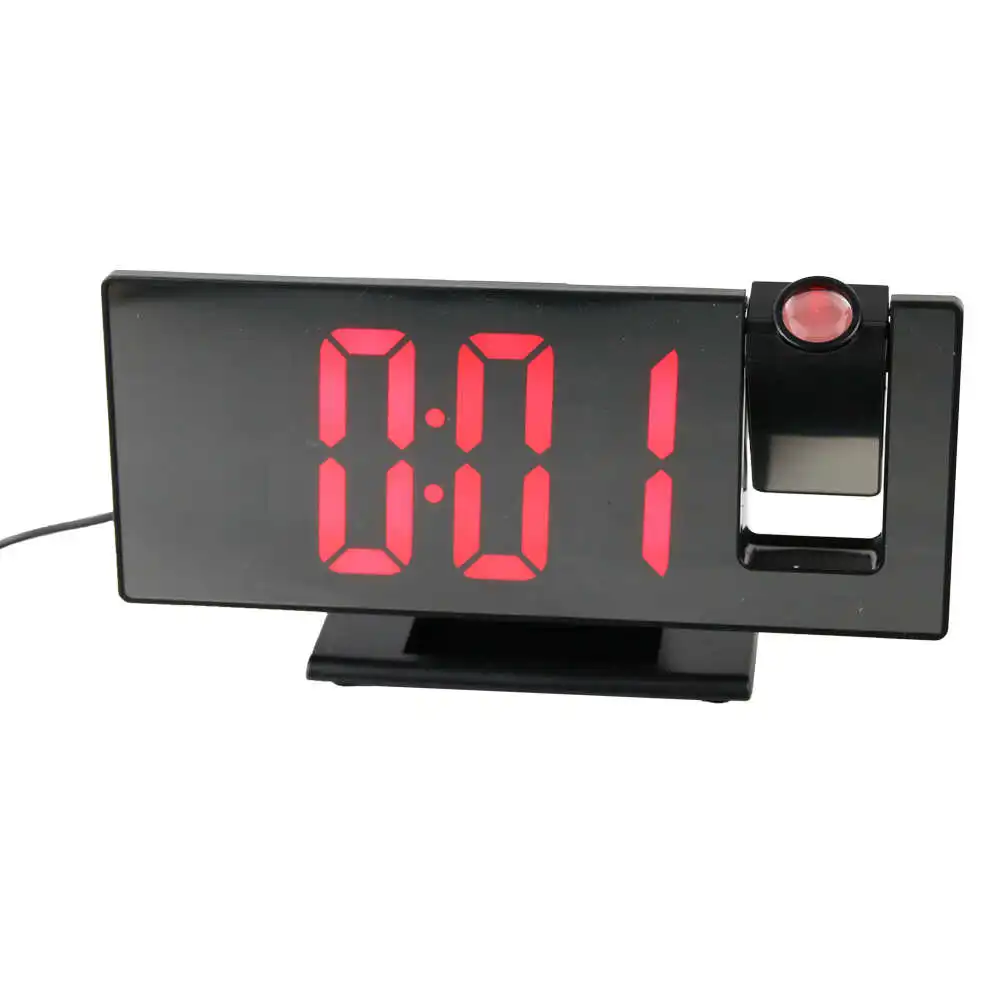 Ceas de camera cu proiectie pe tavan 18x9.5 cm Ceas de camera cu proiectie pe tavan 18x9.5 cm