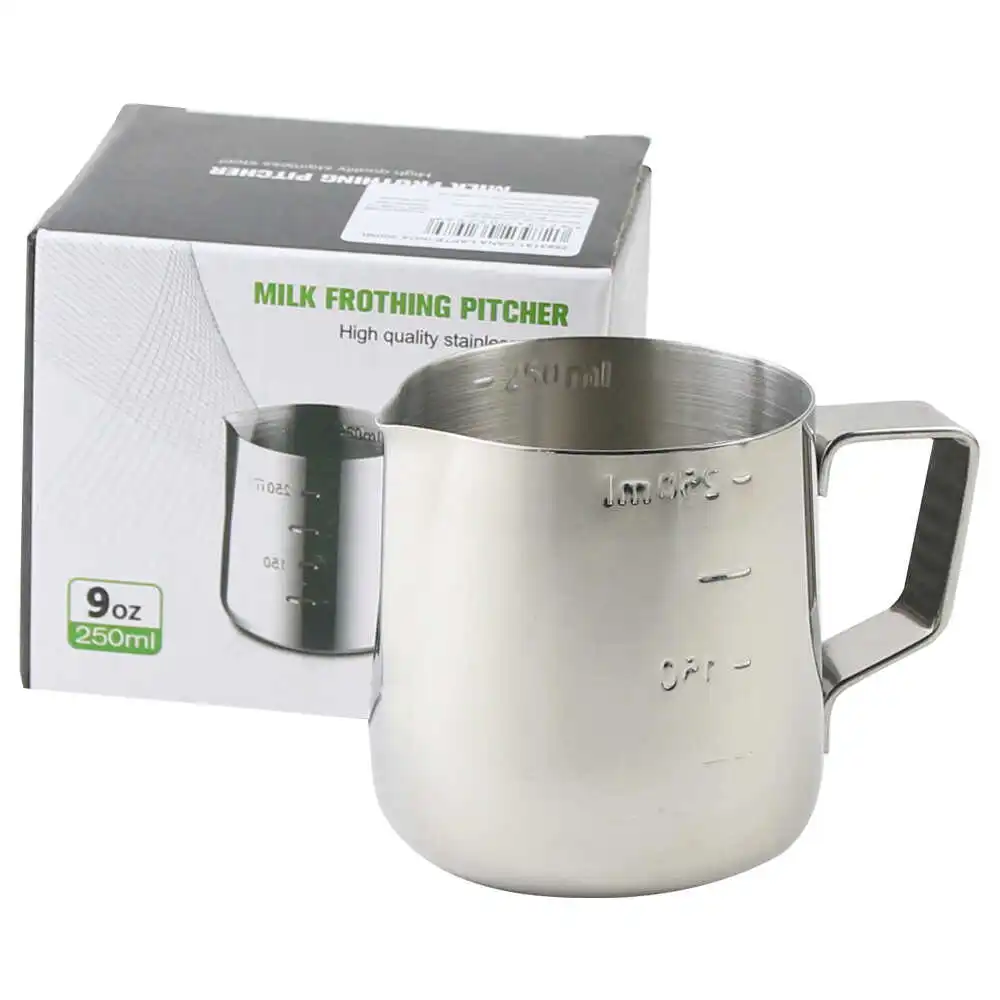 Cana din inox pentru spumarea laptelui Cana din inox pentru spumarea laptelui