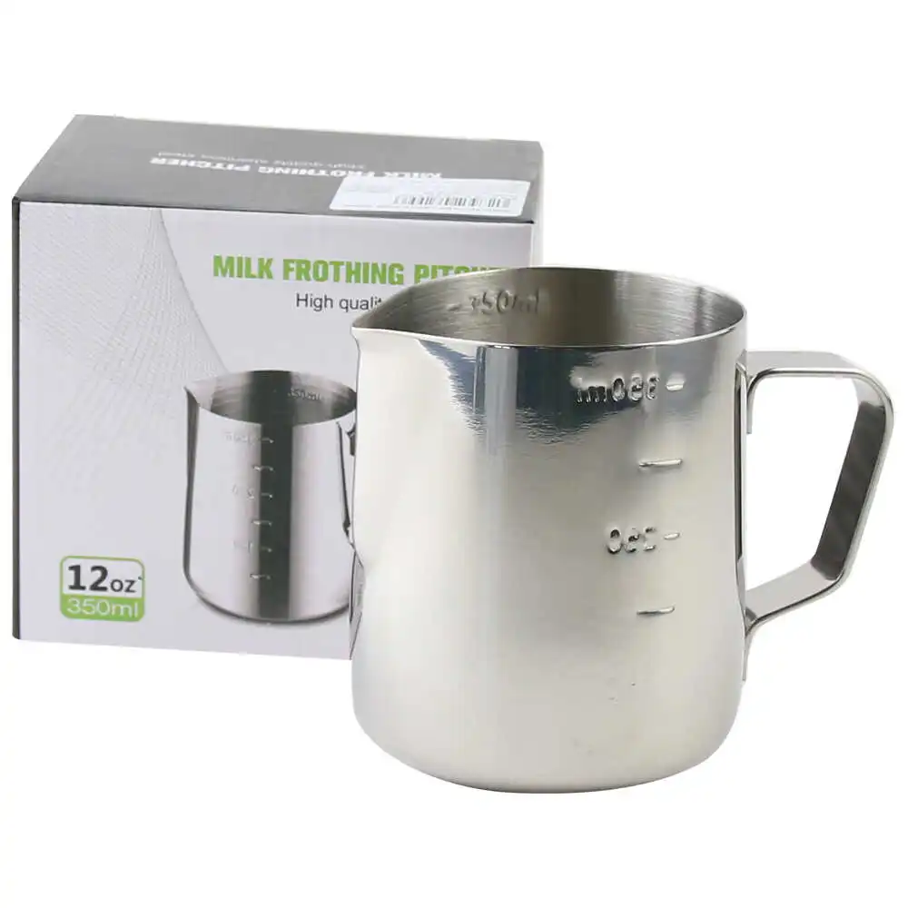 Cana din inox pentru spumarea laptelui Cana din inox pentru spumarea laptelui