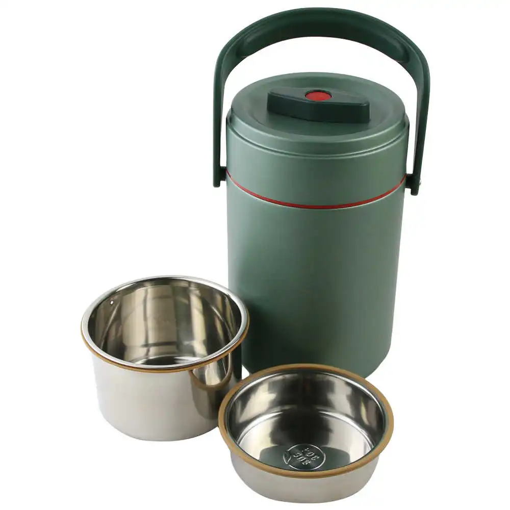 Sufertas cu 2 compartimente din inox si plastic Sufertas cu 2 compartimente din inox si plastic