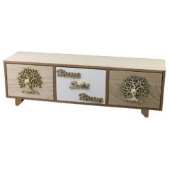 Cutie de bijuterii cu trei sertare