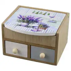 Cutie bijuterii din lemn 11x10x7 cm