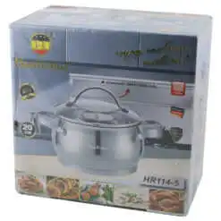 Oala cu capac din inox 20 CM