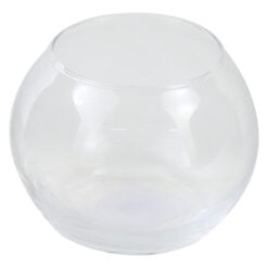 Vaza tip Bol din sticla 9x7 CM