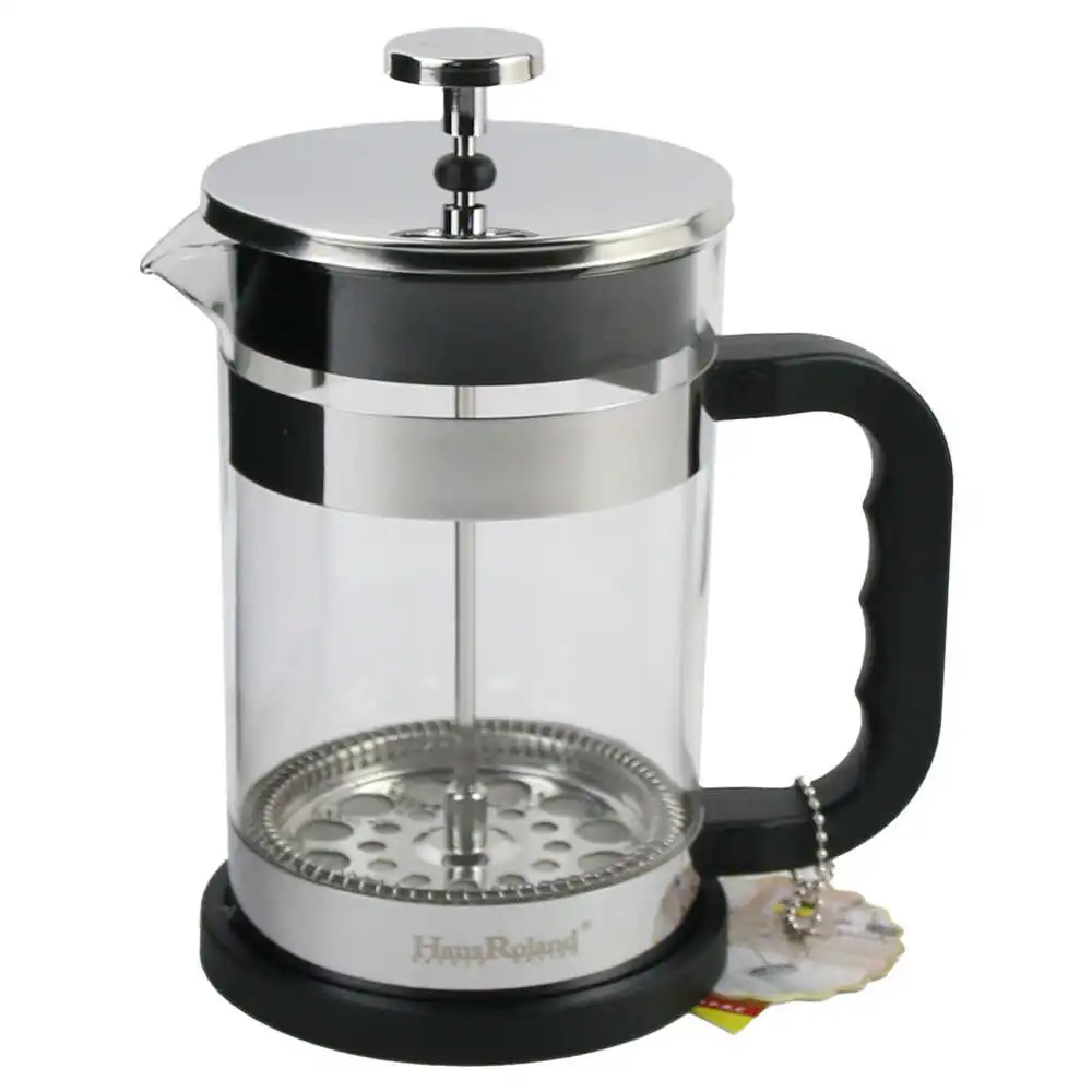 Presa Ceai/Cafea din sticla si inox 800 ml Presa Ceai/Cafea din sticla si inox 800 ml