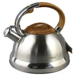 Ceainic din otel inoxidabil cu fluier 3 L