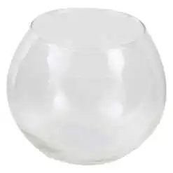 Vaza tip Bol din sticla 12x10 CM