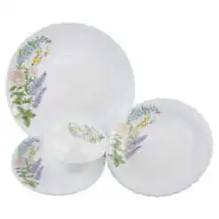 Serviciu de masa din sticla opal 24 piese