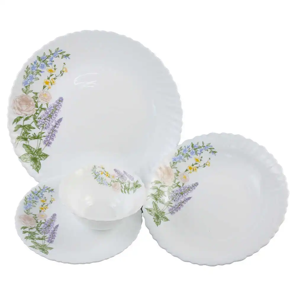 Serviciu de masa din sticla opal 24 piese Serviciu de masa din sticla opal 24 piese
