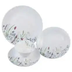 Serviciu de masa din sticla opal 24 piese