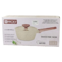 Cratita cu maner si capac 16 CM