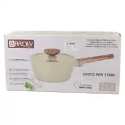 Cratita cu maner si capac 16 CM
