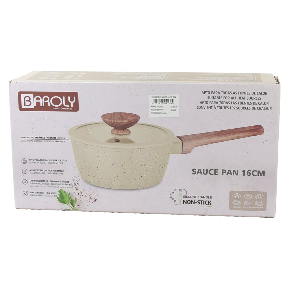 Cratita cu maner si capac 16 CM Cratita cu maner si capac 16 CM