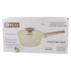 Cratita cu maner si capac 18 CM