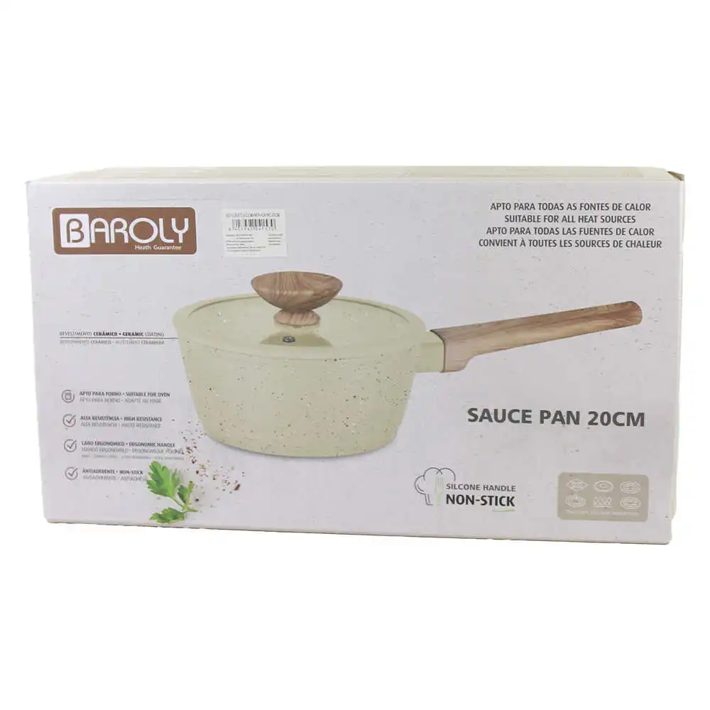 Cratita cu maner si capac 20 CM