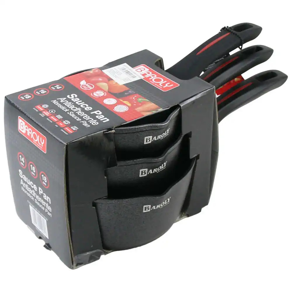 Set 3 cratite cu maner 14/16/18 CM Set 3 cratite cu maner 14/16/18 CM