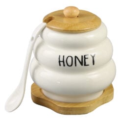 Recipient miere cu capac