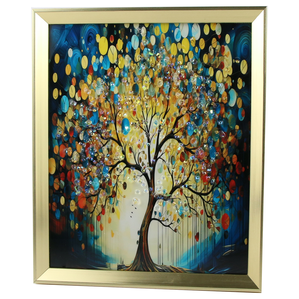 Tablou 3D cu pietricele stralucitoare 25x30 CM Tablou 3D cu pietricele stralucitoare 25x30 CM