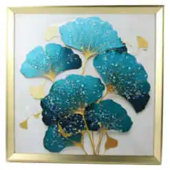 Tablou 3D cu pietricele stralucitoare 40 x 40 cm