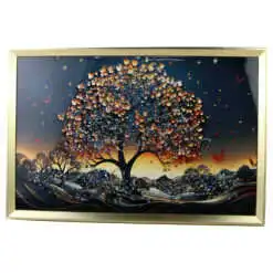 Tablou 3D cu pietricele stralucitoare 40x60 CM