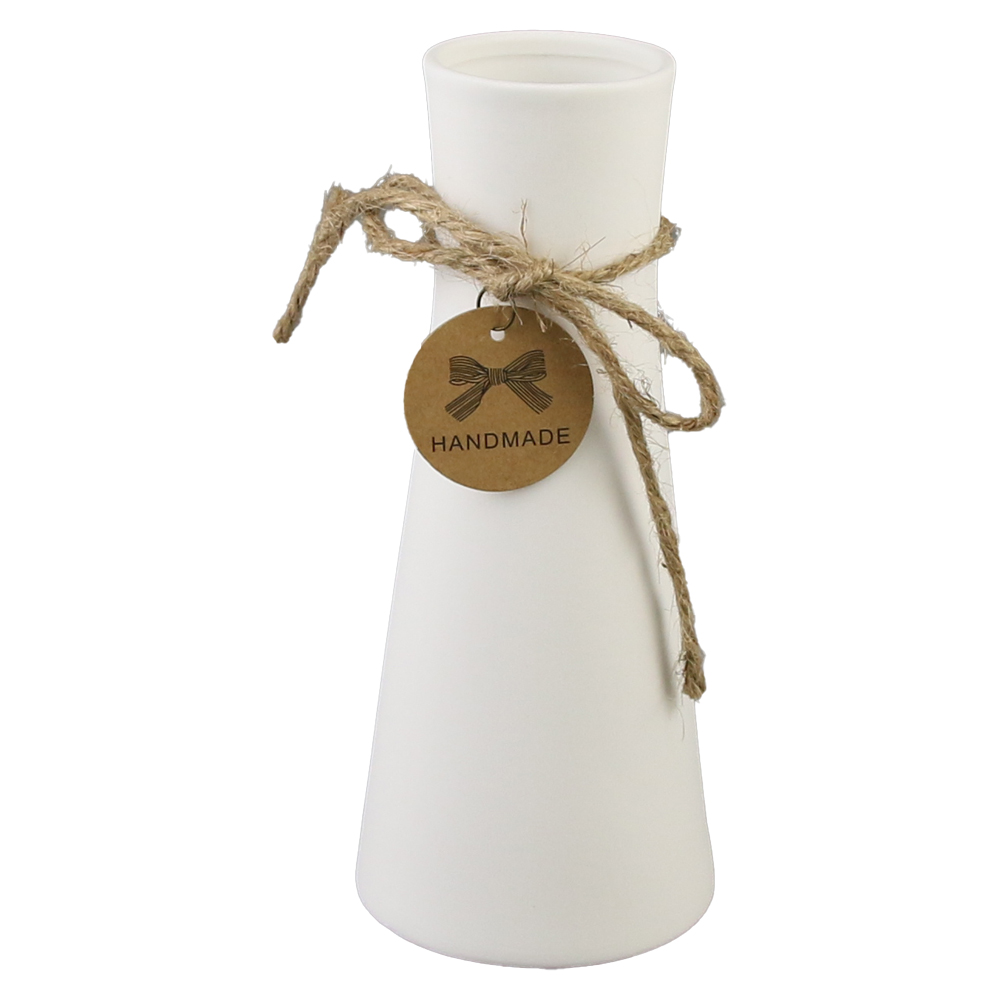 Vaza din sticla alba 8x20 CM Vaza din sticla alba 8x20 CM