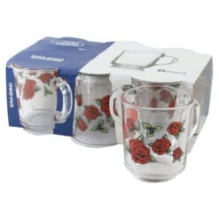 Set 6 cani din sticla