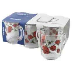 Set 6 cani din sticla