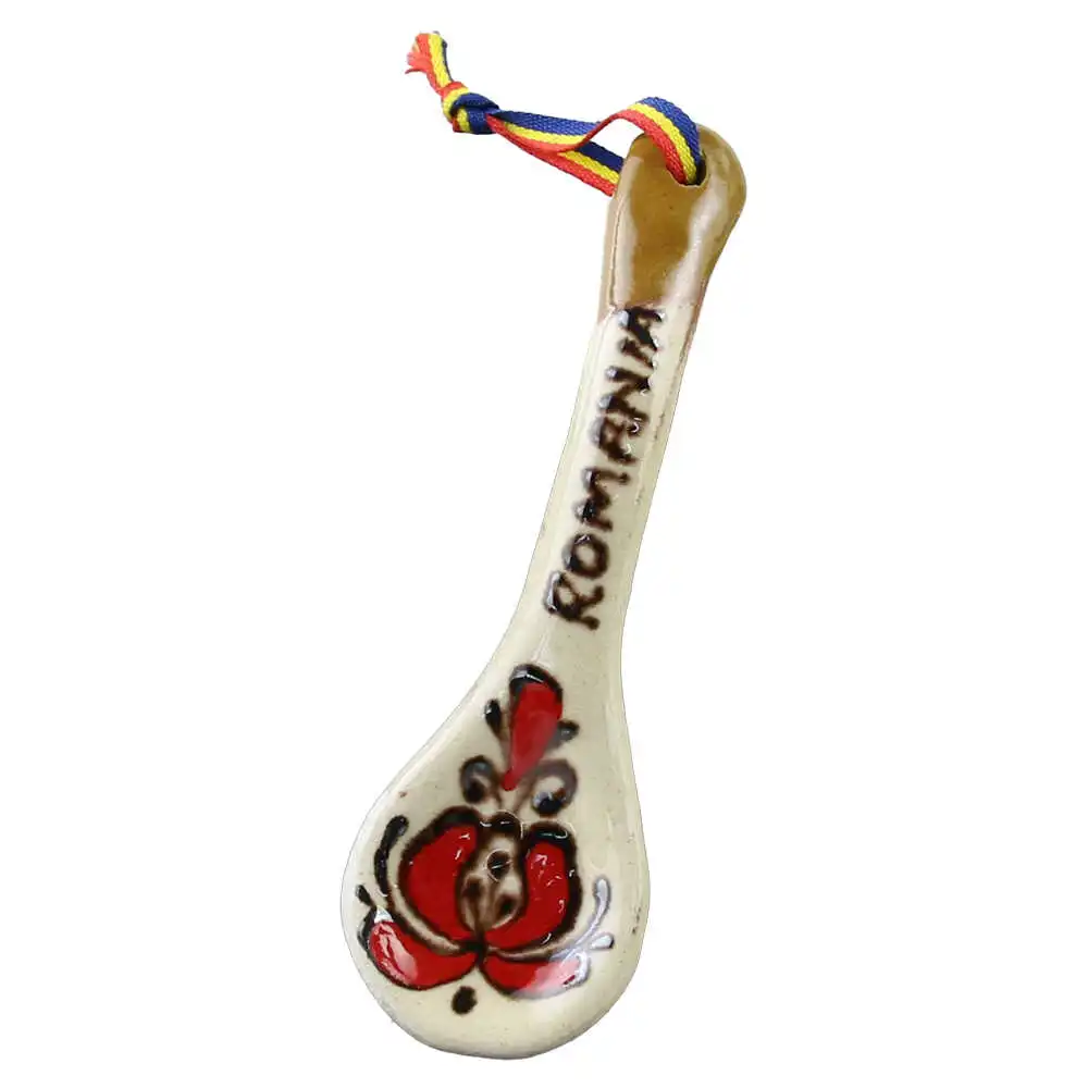Magnet de frigider din ceramica de Corund "Romania" Magnet de frigider din ceramica de Corund "Romania"