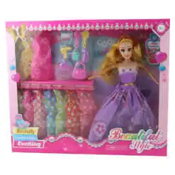 Papusa cu accesorii. 3+