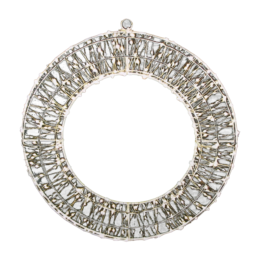 Coronita decor usa cu 480 de leduri Coronita decor usa cu 480 de leduri